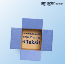 Amazon'da peşin fiyatına 6 taksit!