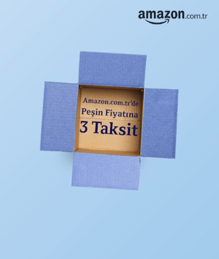 Amazon'da peşin fiyatına 3 taksit!